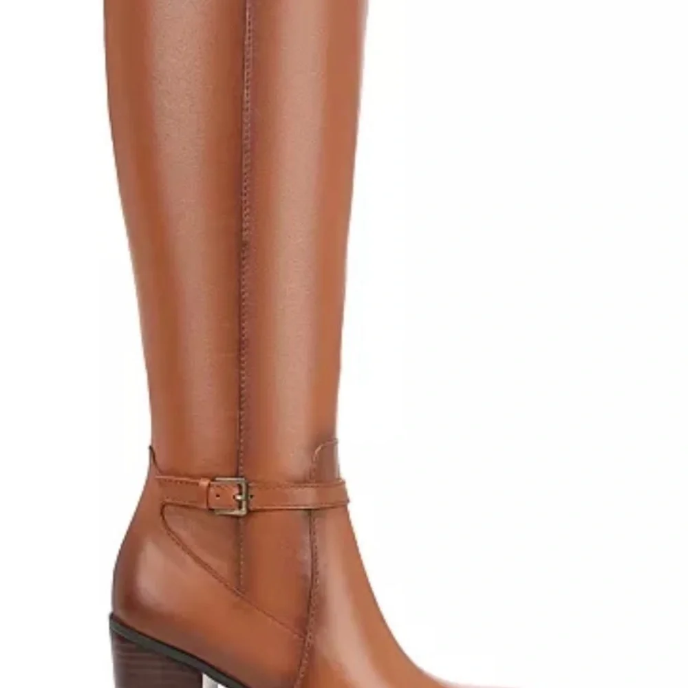 New Naturalizer Women's Kalina Extra Wide Calf Knee High Block Heel Boots 7.5